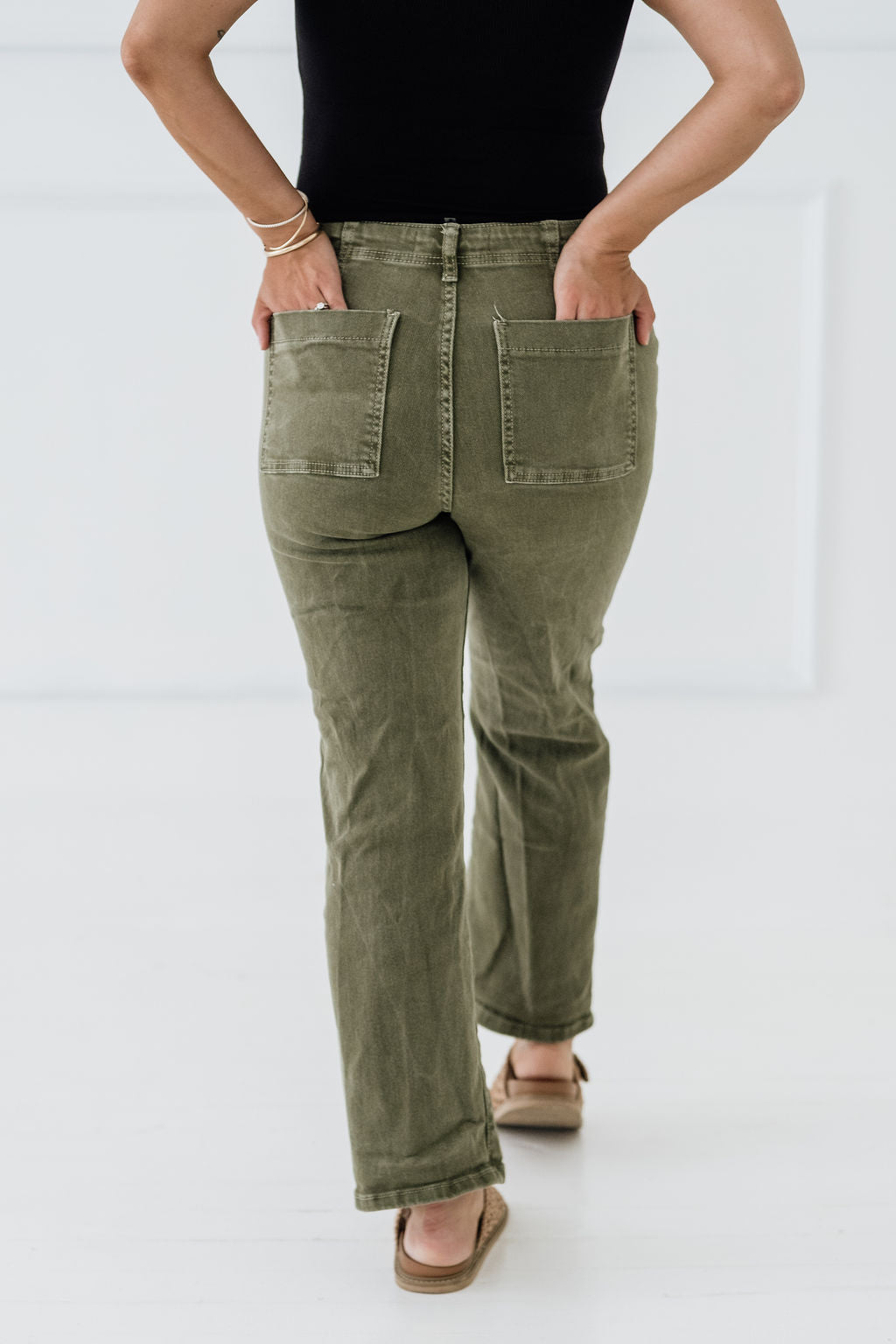 Savannah High Rise Ankle Flare Risen Jeans