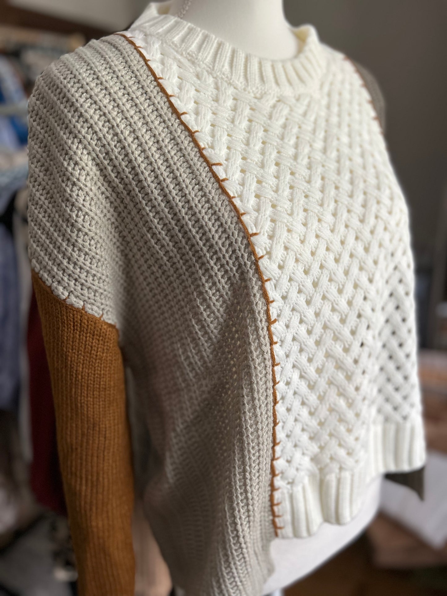 Marisol Color Block Sweater