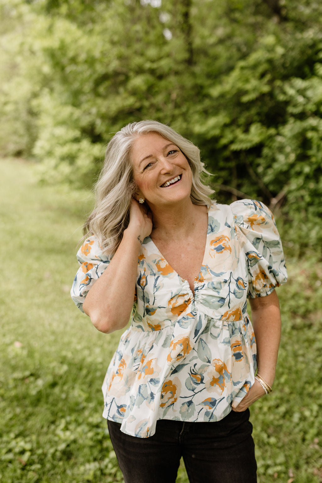 Mimosa Peplum Blouse