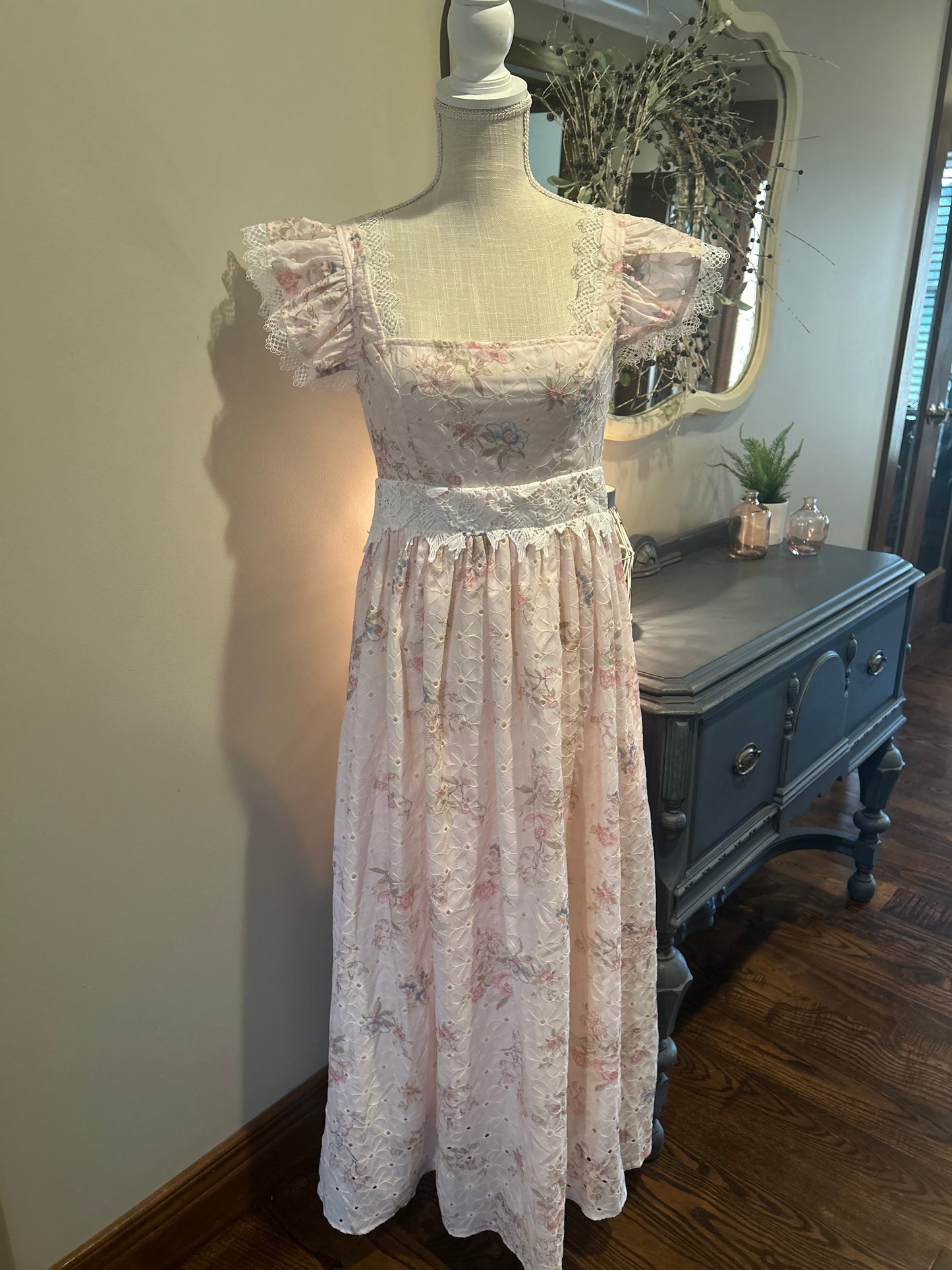 Dahlia Floral Maxi Dress.