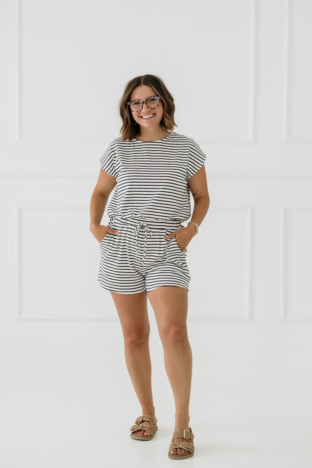 Blair Stripe Short Set