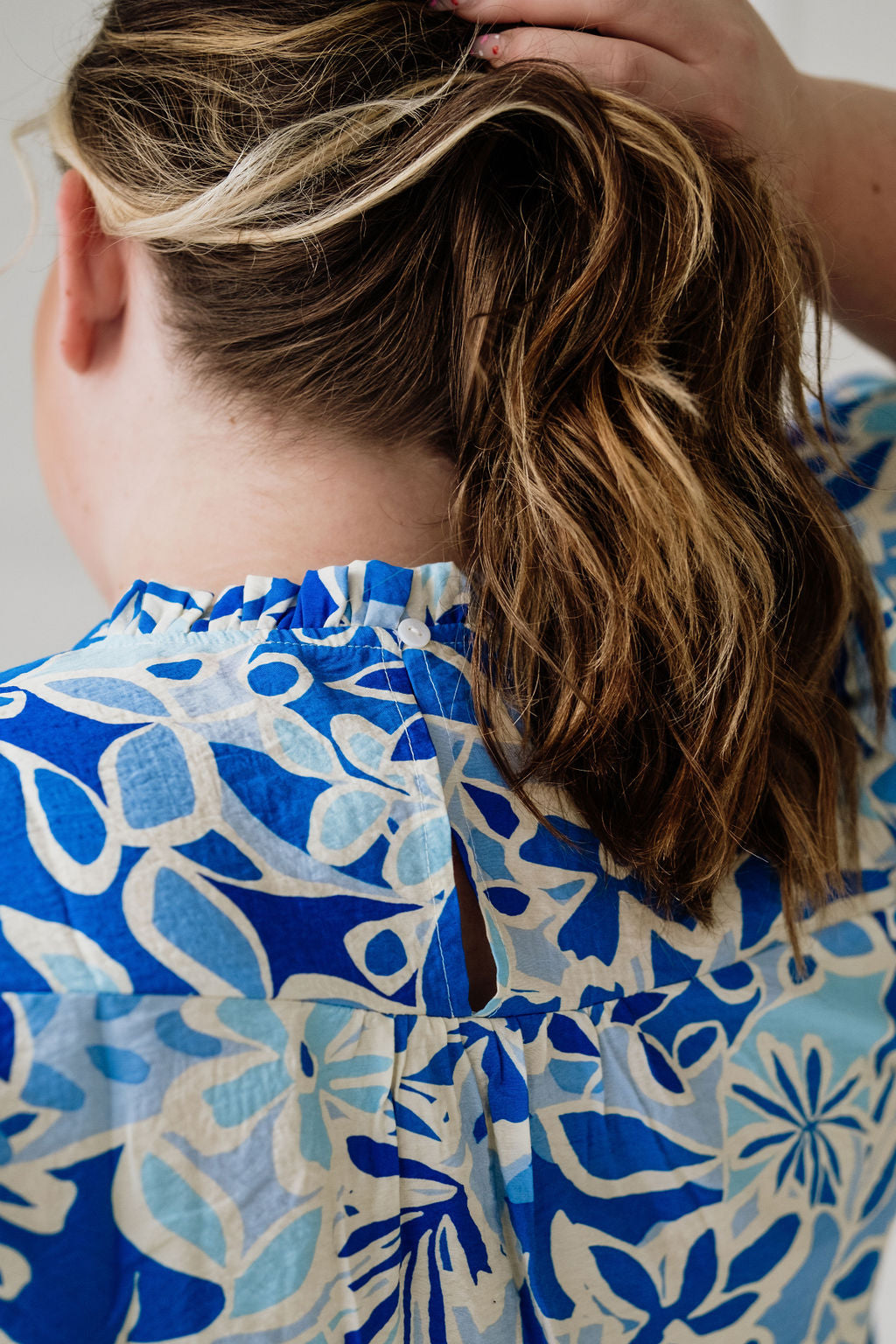 Adele Plus Floral Top