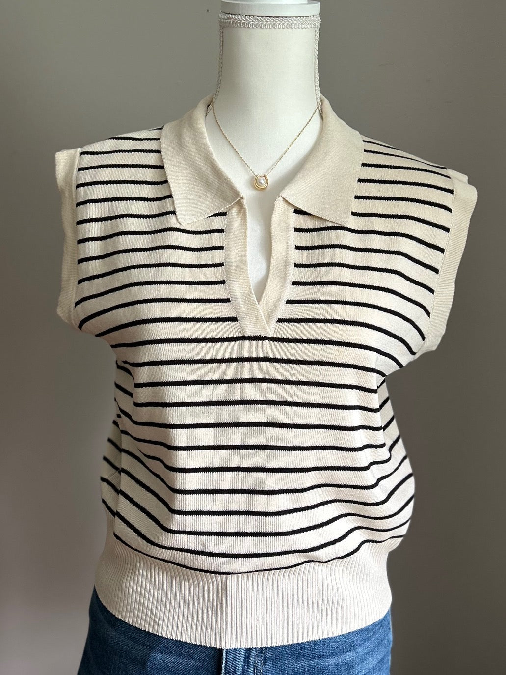 Poppy Striped Top