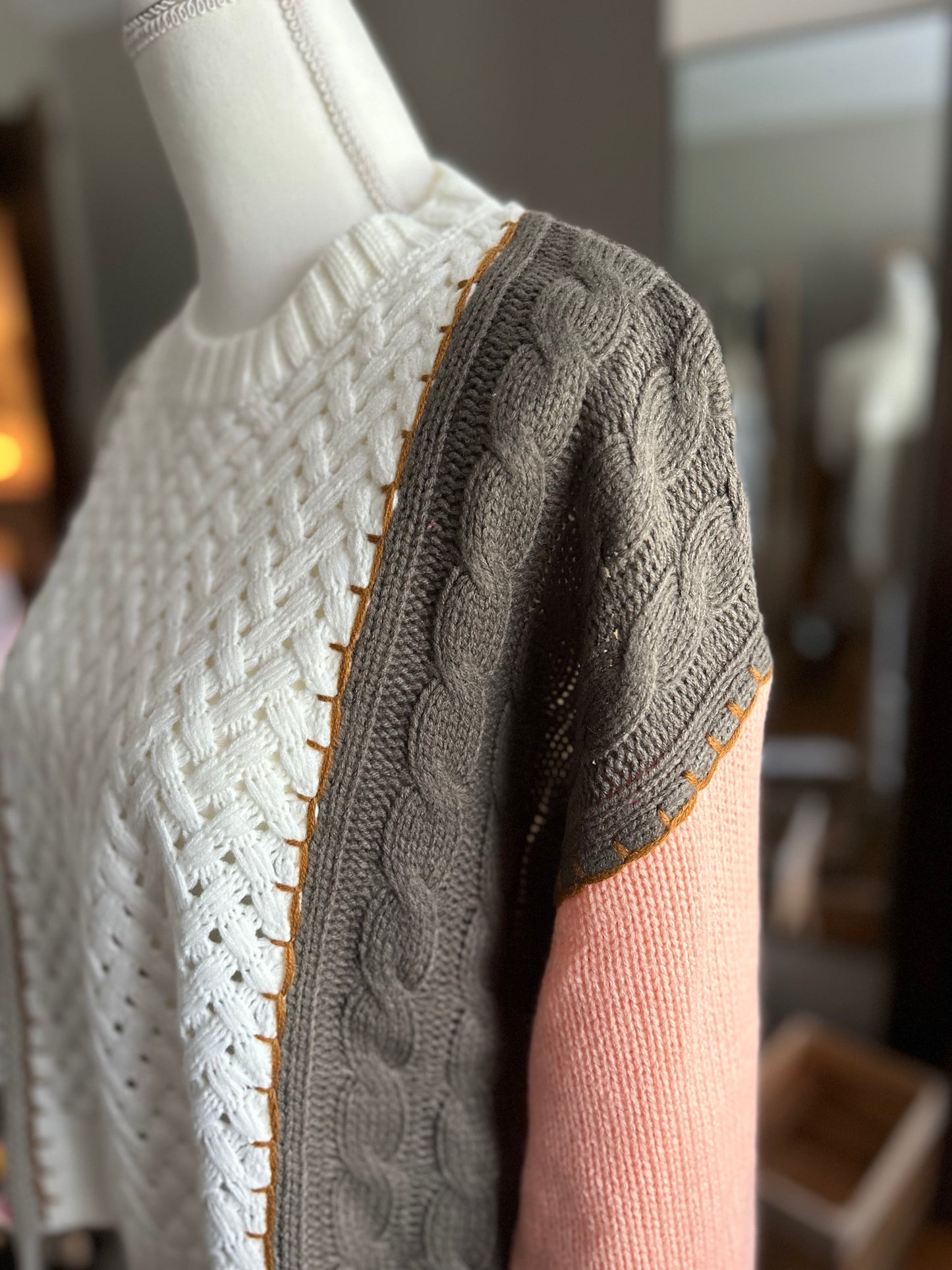 Marisol Color Block Sweater