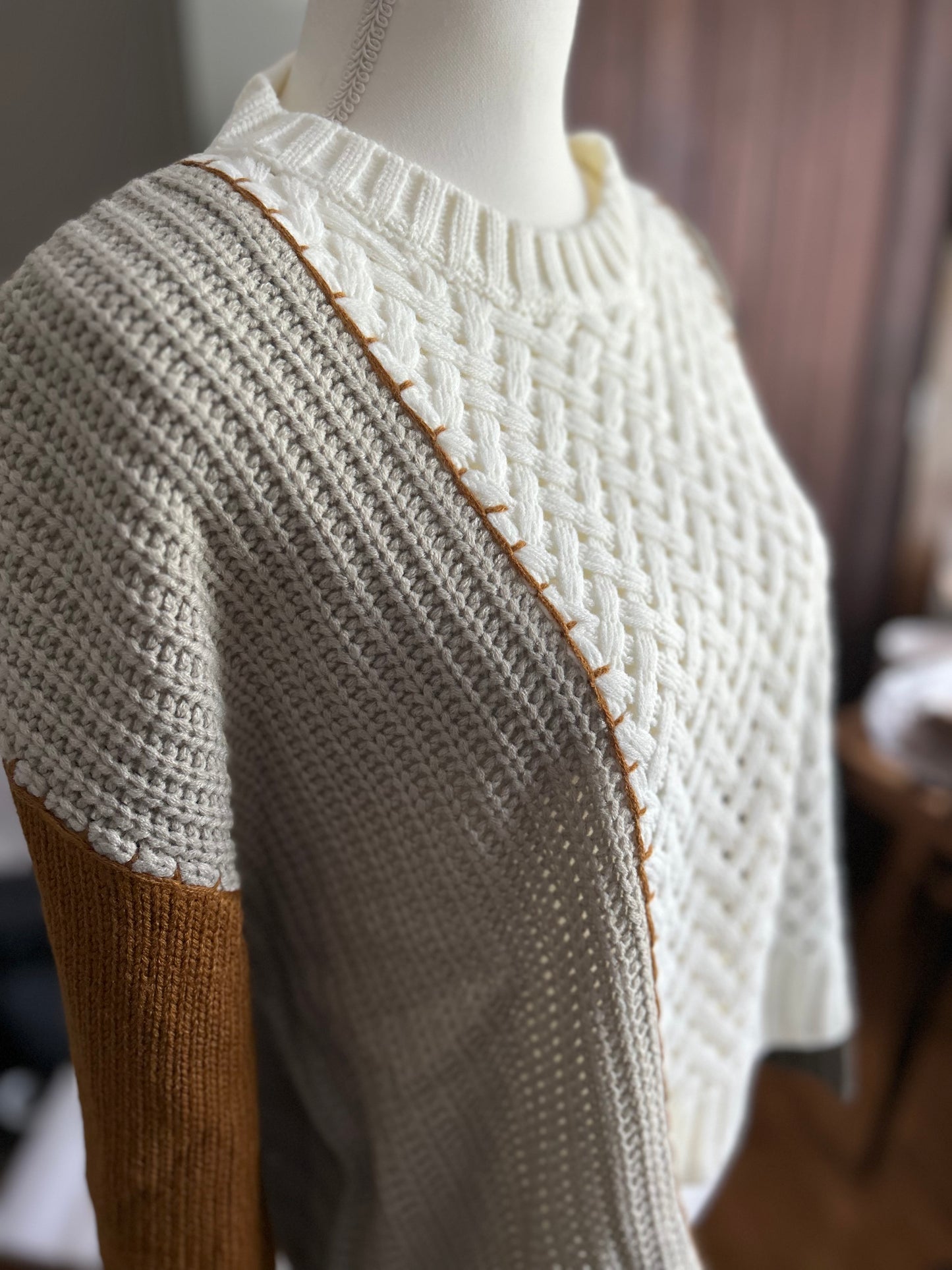Marisol Color Block Sweater