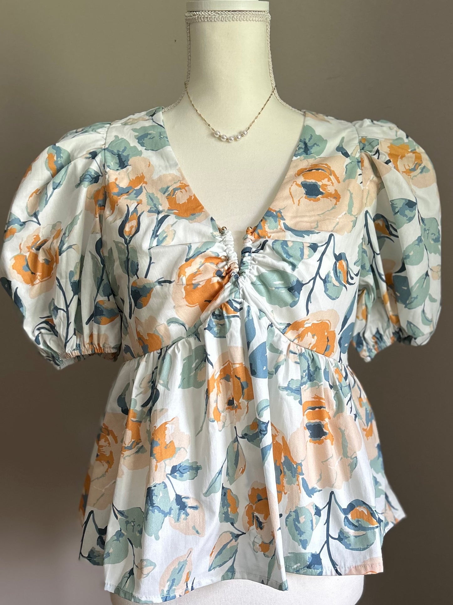 Mimosa Peplum Blouse