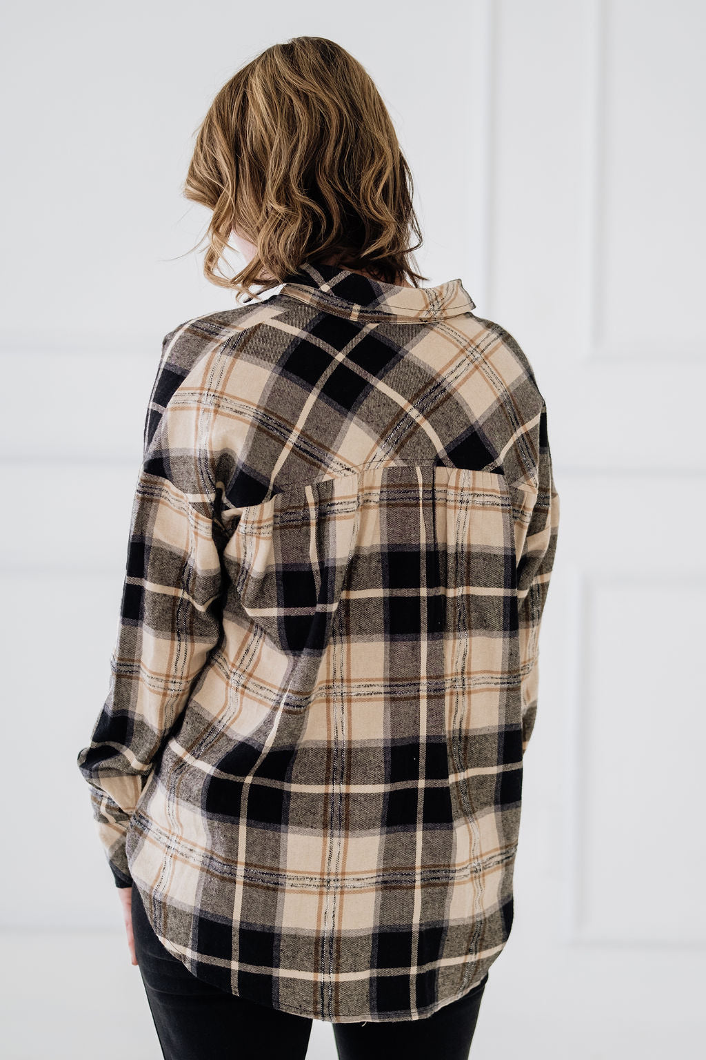 Rowen Hi-Lo Plaid Shirt