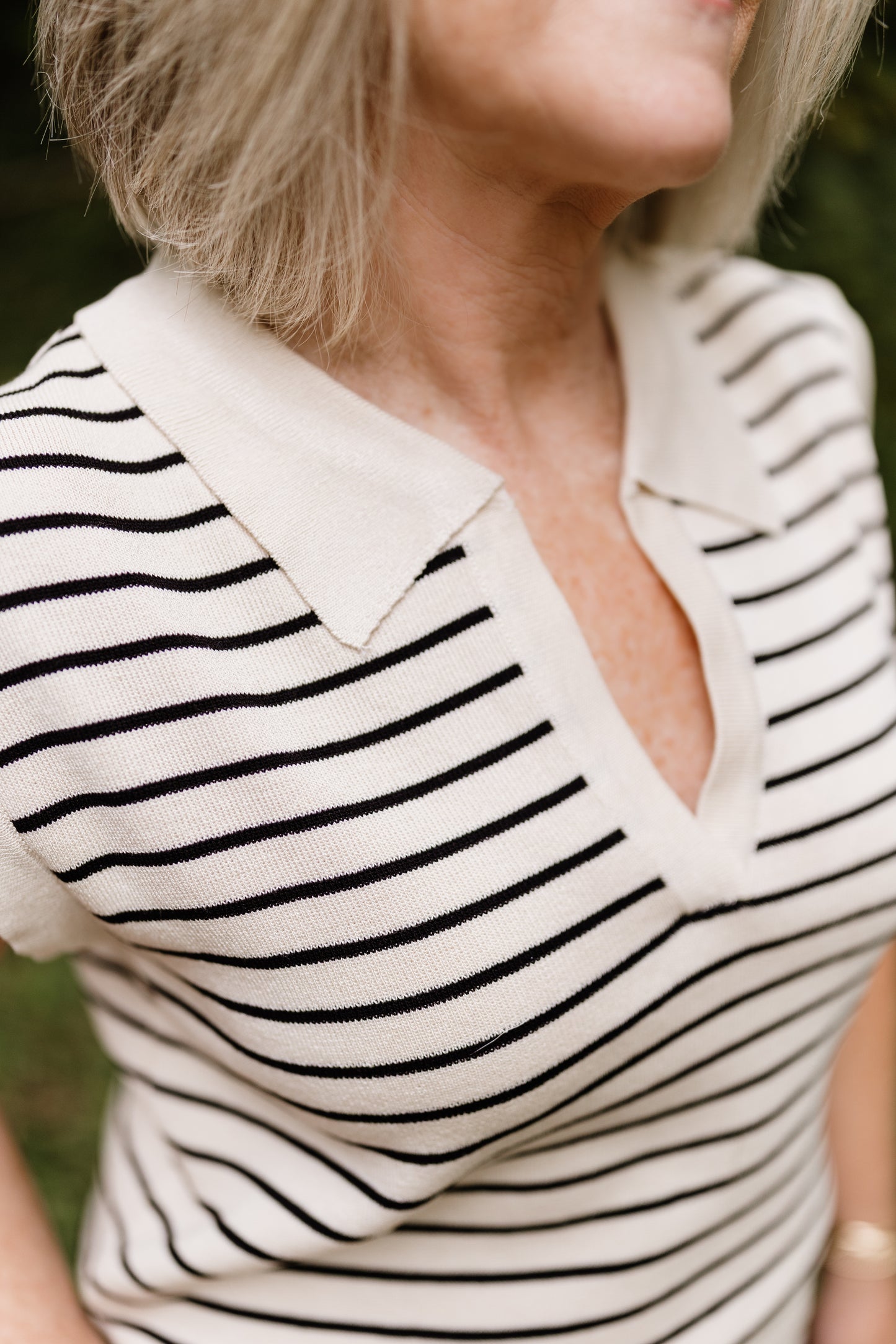 Poppy Striped Top