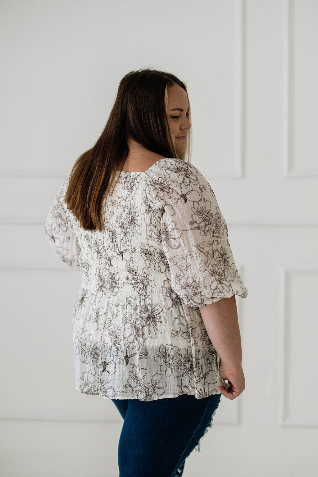 Tillie Plus Floral Top