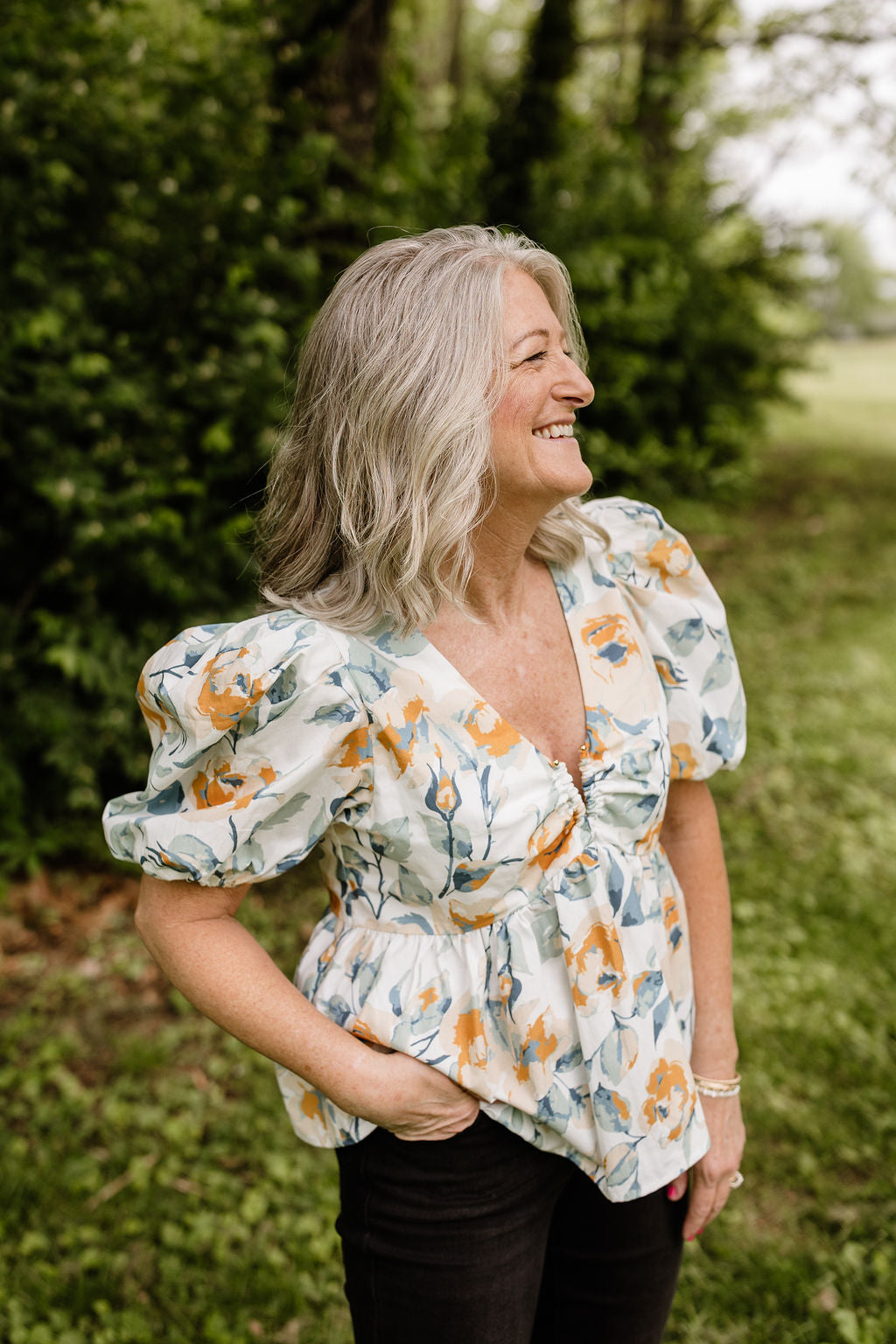 Mimosa Peplum Blouse