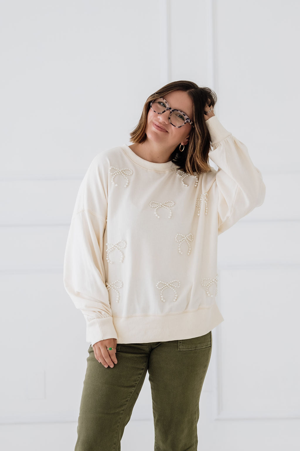 Kaylie Bow Sweatshirt